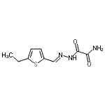 CAS#: 549479-31-4， 2-{(2E)-2-[(5-Ethyl-2-Thienyl)Methylene]Hydrazino}-2-Oxoacetamide