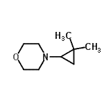 CAS 登录号：54968-70-6， 4-(2,2-二甲基环丙基)吗啉
