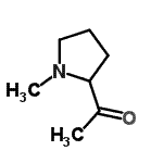 CAS 登录号：54969-35-6， 1-(1-甲基吡咯烷-2-基)乙酮