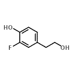 CAS 登录号：5497-21-2， 2-氟-4-(2-羟基乙基)苯酚