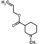 CAS 登录号：5497-44-9， 烯丙基1-甲基-3-哌啶羧酸酯