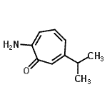 CAS 登录号：55076-49-8， 2-氨基-6-异丙基-2,4,6-环庚三烯-1-酮