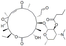 CAS#: 55103-30-5， [(2R,3S,4R,6S)-4-Dimethylamino-2-[[(1S,2E,5R,7R,8R,9S,10R,14S,15R,16R) -14-Ethyl-10-Hydroxy-1,5,9,15-Tetramethyl-4,12-Dioxo-7-(2-Oxoethyl)-13 ,17-Dioxabicyclo[14.1.0]Heptadec-2-En-8-Yl]Oxy]-6-Methyl-Oxan-3-Yl] Butanoate