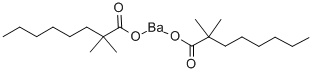结构式 CAS# 55172-98-0, 新癸酸钡