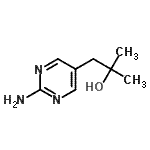 CAS 登录号：55179-64-1， 1-(2-氨基-5-嘧啶基)-2-甲基-2-丙醇