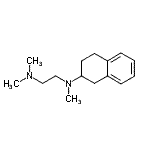 CAS 登录号：55191-24-7， N,N,N'-三甲基-N'-(1,2,3,4-四氢-2-萘基)-1,2-乙二胺