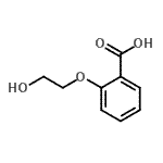 CAS 登录号：55211-84-2， 2-(2-羟基乙氧基)苯甲酸
