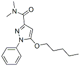 CAS#: 55227-81-1， N,N-Dimethyl-5-(Pentyloxy)-1-Phenyl-1H-Pyrazole-3-Carboxamide