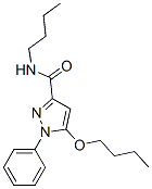 CAS 登录号：55228-47-2， 5-丁氧基-N-丁基-1-苯基-1H-吡唑-3-甲酰胺