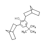CAS 登录号：55256-05-8， 2,6-二(双环[2.2.1]庚-2-基)-4-(2-甲基-2-丙基)苯酚