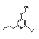 CAS 登录号：552881-09-1， 2-环丙基-4,6-二乙氧基嘧啶