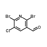 CAS 登录号：55304-84-2， 2,6-二溴-5-氯烟醛