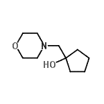 CAS 登录号：55307-76-1， 1-(4-吗啉基甲基)环戊醇