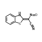 CAS 登录号：553681-75-7， (2E)-1,3-苯并噻唑-2(3H)-亚基(亚硝基)乙腈