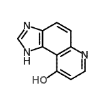 CAS 登录号：55404-05-2， 1H-咪唑并[4,5-f]喹啉-9-醇