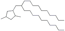 CAS 登录号：55429-26-0， 1-(2-癸基十二烷基)-2,4-二甲基环戊烷