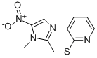 CAS 登录号：55432-15-0， 吡硝唑