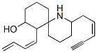 CAS#: 55475-52-0， 7-[(1Z)-1,3-Butadienyl]-2-[(2Z)-2-Penten-4-Ynyl]-1-Azaspiro[5.5]Undecan-8-Ol