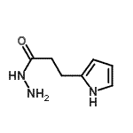 CAS 登录号：55490-39-6， 3-(1H-吡咯-2-基)丙酰肼
