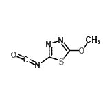 CAS 登录号：55519-77-2， 2-异氰酸-5-甲氧基-1,3,4-噻二唑