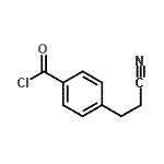 CAS 登录号：55584-02-6， 4-(2-氰基乙基)苯甲酰氯