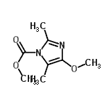 CAS 登录号：556079-85-7， 甲基4-甲氧基-2,5-二甲基-1H-咪唑-1-羧酸酯