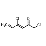 CAS 登录号：55678-18-7， (3Z)-1,4-二氯-3,5-己二烯-2-酮