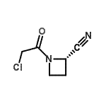 CAS 登录号：556835-02-0， (2S)-1-(氯乙酰基)-2-吖丁啶甲腈