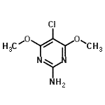 CAS 登录号：55693-77-1， 5-氯-4,6-二甲氧基-2-嘧啶胺