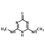 CAS 登录号：55702-52-8， 4,6-二(甲基氨基)-1,3,5-三嗪-2(5H)-酮