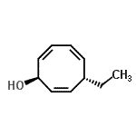 CAS 登录号：557768-25-9， (1S,6S)-6-乙基-2,4,7-环辛四烯并三烯-1-醇