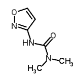 CAS 登录号：55807-89-1， 3-异恶唑-3-基-1,1-二甲基-脲