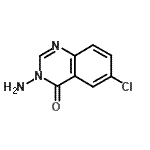 CAS 登录号：5584-16-7， 3-氨基-6-氯-4(3H)-喹唑啉酮