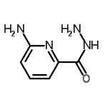 CAS 登录号：5584-18-9， 6-氨基-2-吡啶甲酰肼