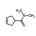 CAS 登录号：55857-50-6， N,N-二甲基-3-环戊烯-1-甲酰胺
