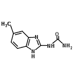CAS 登录号：55864-38-5， 1-(5-甲基-1H-苯并咪唑-2-基)脲