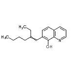 CAS 登录号：55877-07-1， 7-(2-乙基-1-己烯-1-基)-8-喹啉醇