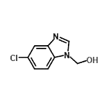 CAS 登录号：55879-68-0， (5-氯-1H-苯并咪唑-1-基)甲醇