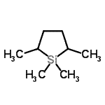CAS 登录号：55956-01-9， 1,1,2,5-四甲基硅杂环戊烷