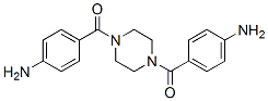 CAS 登录号：55973-70-1， 1,4-二(4-氨基苯甲酰)哌嗪