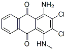CAS 登录号：55990-21-1， 1-氨基-2,3-二氯-4-(甲基氨基)-9,10-蒽二酮