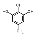 CAS 登录号：56021-31-9， 2-氯-5-甲基-1,3-苯二酚