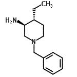 CAS 登录号：561024-38-2， (3S,4R)-1-苄基-4-乙基-3-哌啶胺