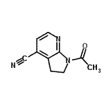 CAS 登录号：561298-00-8， 1-乙酰基-2,3-二氢-1H-吡咯并[2,3-b]吡啶-4-甲腈