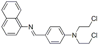CAS 登录号：56133-60-9， N,N-二(2-氯乙基)-4-(萘-1-基亚氨基甲基)苯胺
