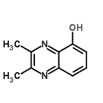 CAS 登录号：56183-38-1， 2,3-二甲基-5-喹喔啉醇