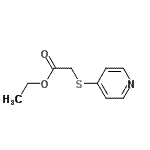 CAS 登录号：56201-90-2， 乙基(4-吡啶基硫基)乙酸酯