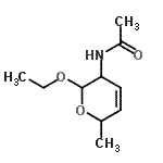 CAS 登录号：56248-08-9， N-(2-乙氧基-6-甲基-3,6-二氢-2H-吡喃-3-基)乙酰胺