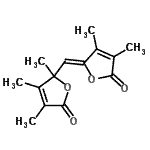 CAS 登录号：56248-63-6， 5-[(Z)-(3,4-二甲基-5-氧代-2(5H)-呋喃亚基)甲基]-3,4,5-三甲基-2(5H)-呋喃酮