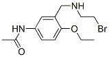 CAS 登录号：56266-61-6， 3'-[(2-溴乙基氨基)甲基]-4'-乙氧基乙酰苯胺